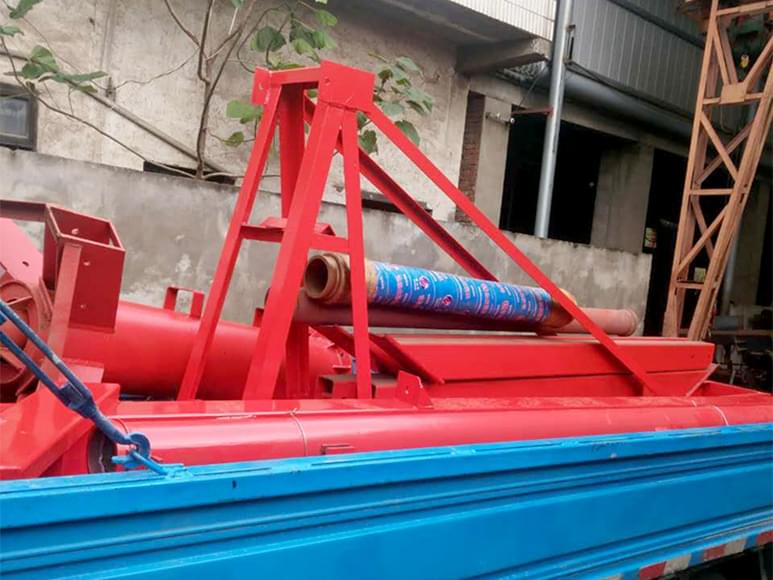 魯科重工混凝土布料機(jī)交付南京魯能泰山項目 魯科重工混凝土布料機(jī)交付南京魯能泰山項目