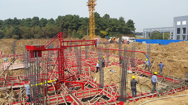 移動式混凝土布料機