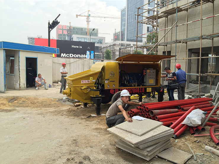 南京細石混凝土泵出租,細石混凝土泵,魯科重工