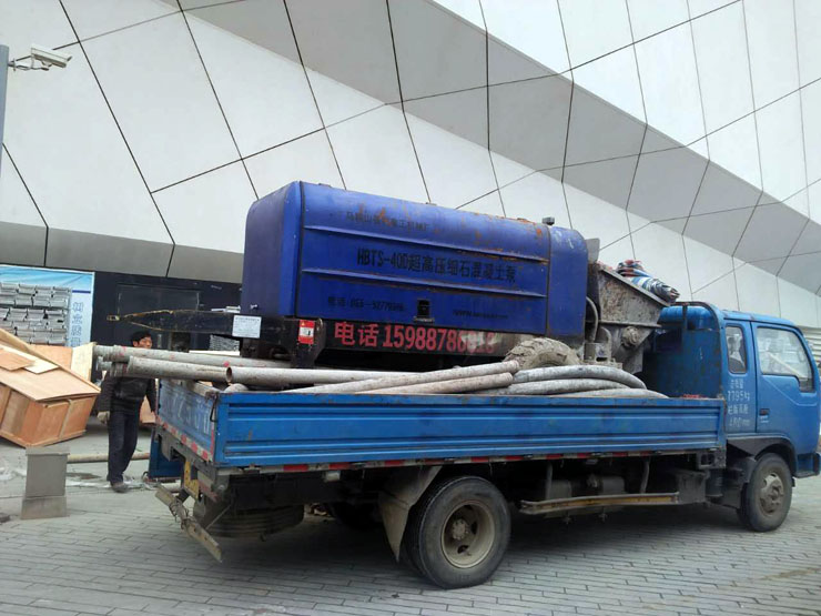 細石砂漿泵租賃入駐中建八局南京保利大劇院項目 細石砂漿泵租賃入駐中建八局南京保利大劇院項目