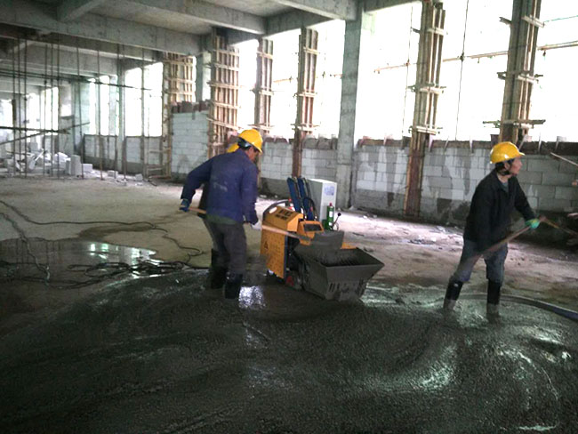 二次結(jié)構泵廠家施工現(xiàn)場