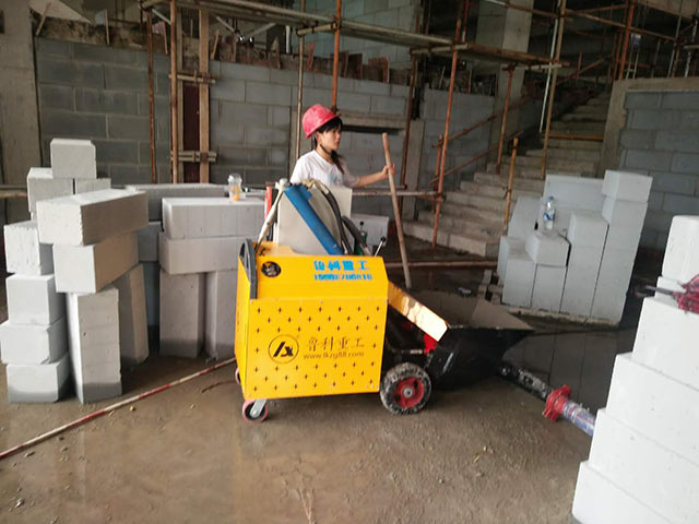 二次結構泵現場施工