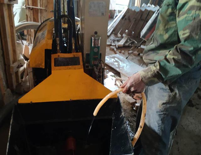 二次構造柱澆注泵