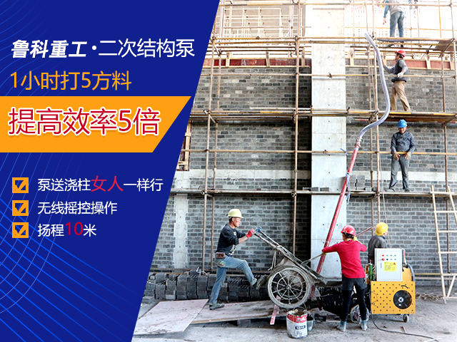 室內(nèi)二次構造柱泵