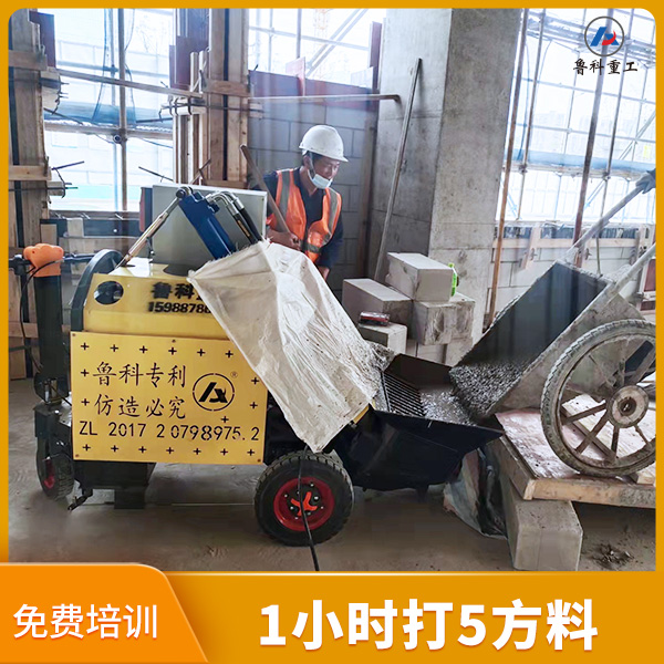 打二次構(gòu)造柱小型泵